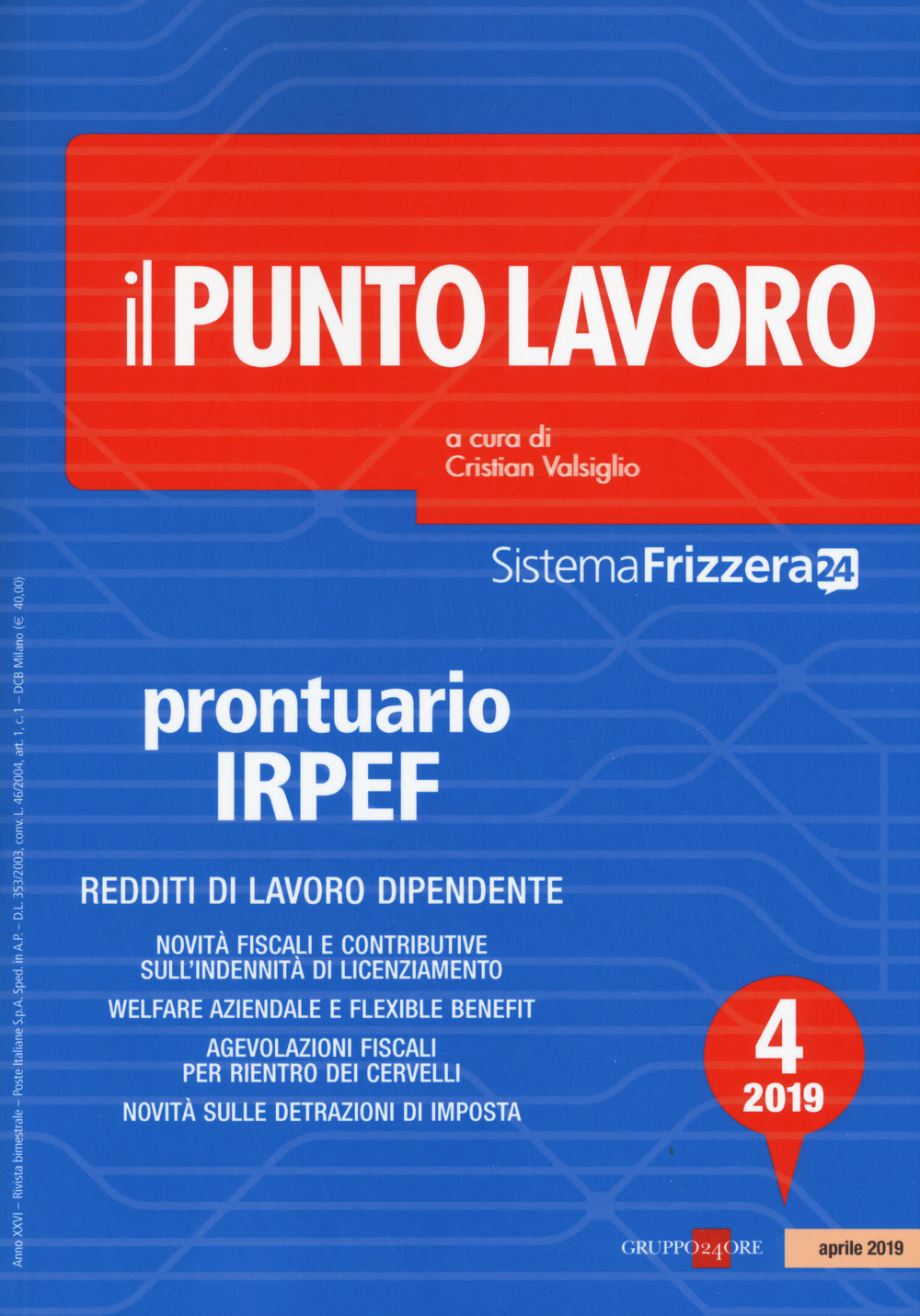 Il punto lavoro (2019). Vol. 4: Prontuario IRPEF