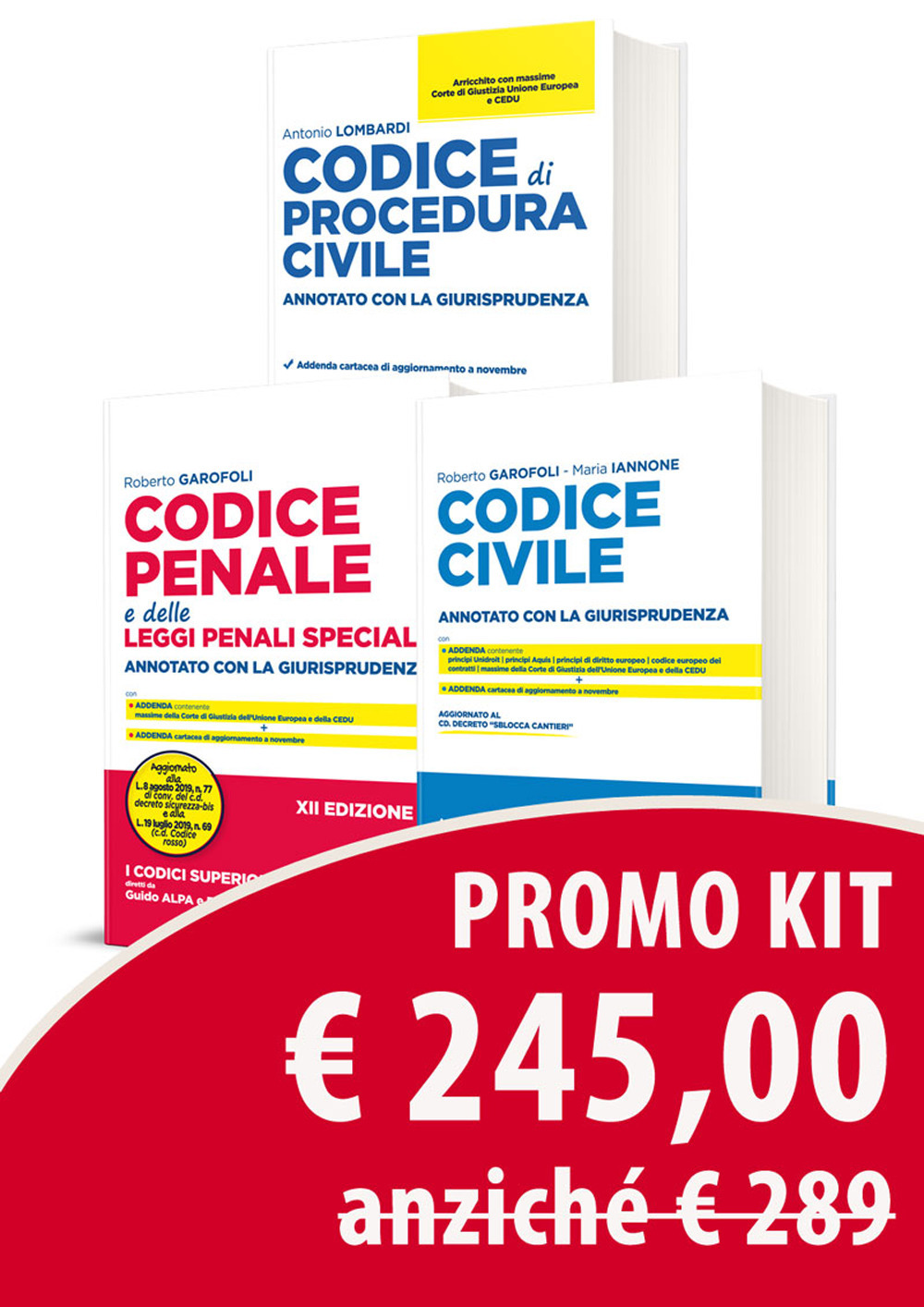 Codice civile e leggi complementari. Annotato con la giurisprudenza-Codice penale e delle leggi penali speciali. Annotato con la giurisprudenza-Codice di procedura civile. Annotato con la giurisprudenza