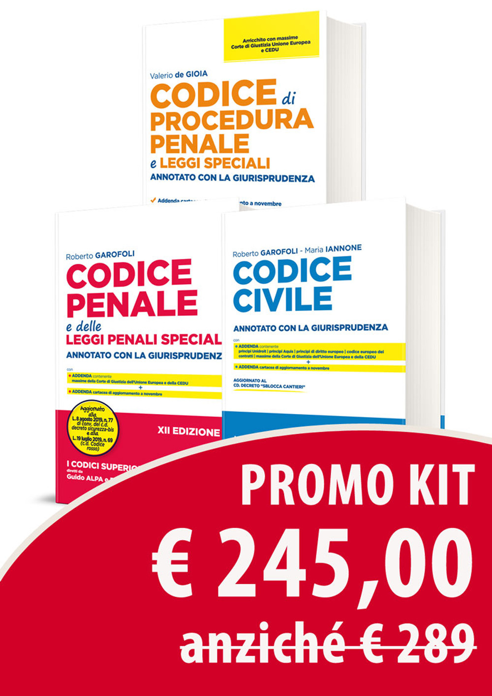 Codice civile e leggi complementari. Annotato con la giurisprudenza-Codice penale e delle leggi penali speciali. Annotato con la giurisprudenza-Codice di procedura penale e leggi speciali. Annotato con la giurisprudenza