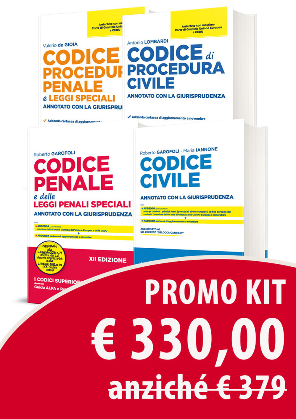 Codice civile e leggi complementari. Annotato con la giurisprudenza-Codice penale e delle leggi penali speciali. Annotato con la giurisprudenza-Codice di procedura civile. Annotato con la giurisprudenza-Codice di procedura penale e leggi speciali. Annotat