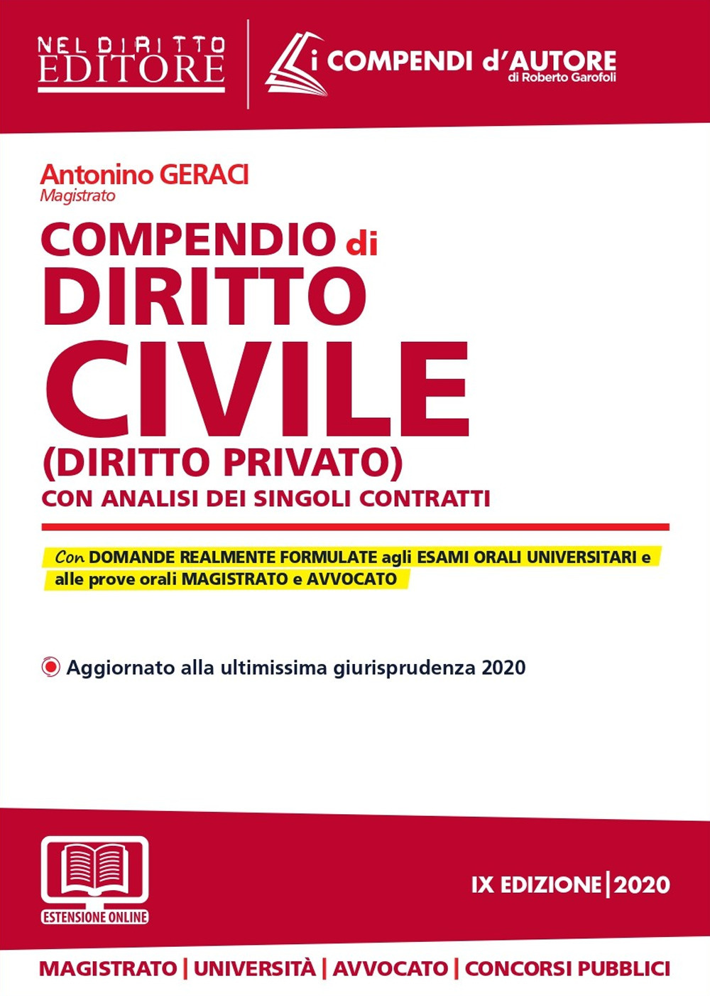 Compendio di diritto civile (diritto privato) con analisi dei singoli contratti. Con espansione online