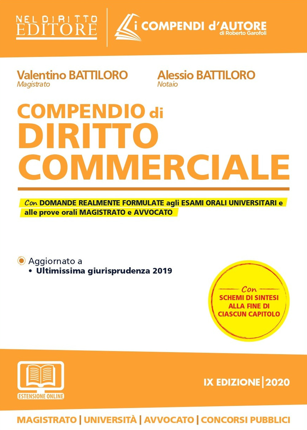 Compendio di diritto commerciale. Con aggiornamento online