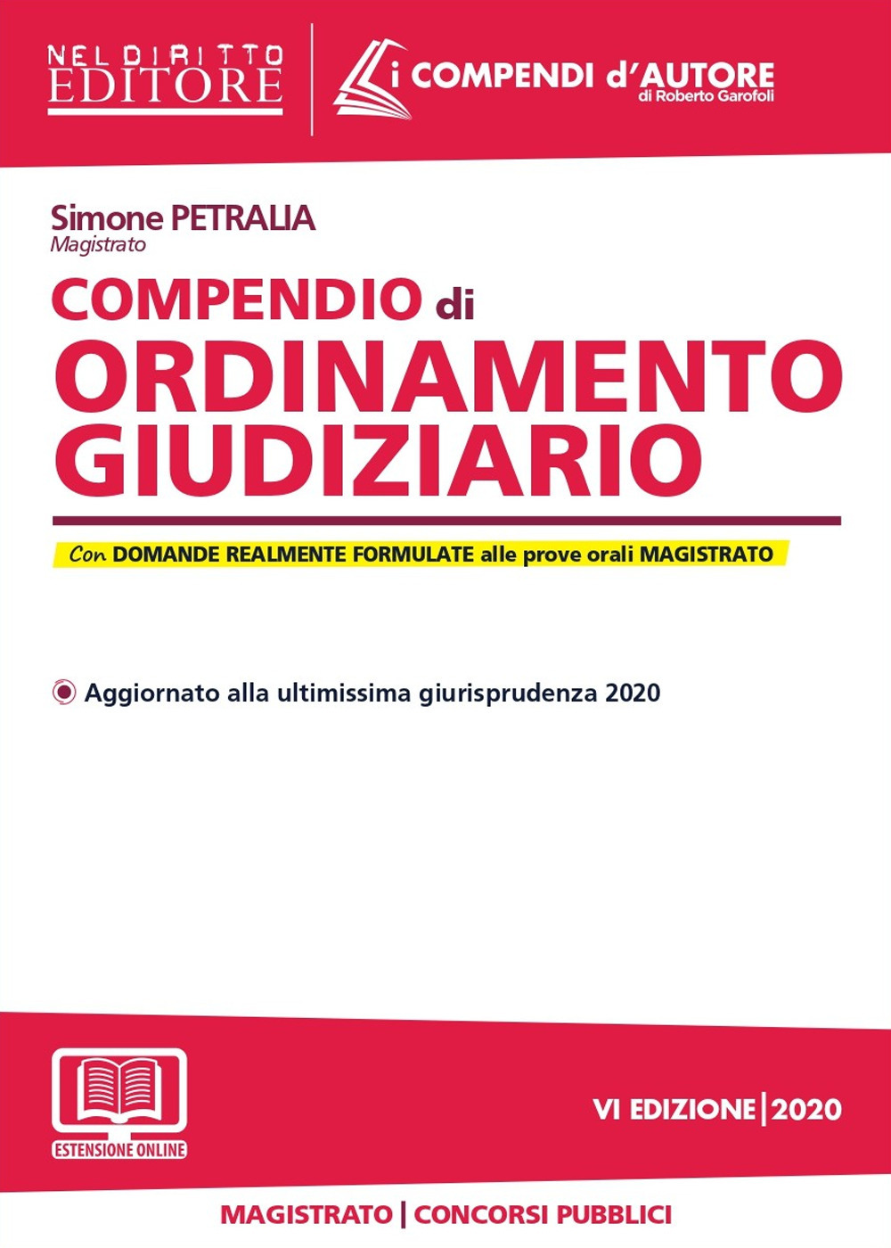 Compendio di ordinamento giudiziario. Con espansione online