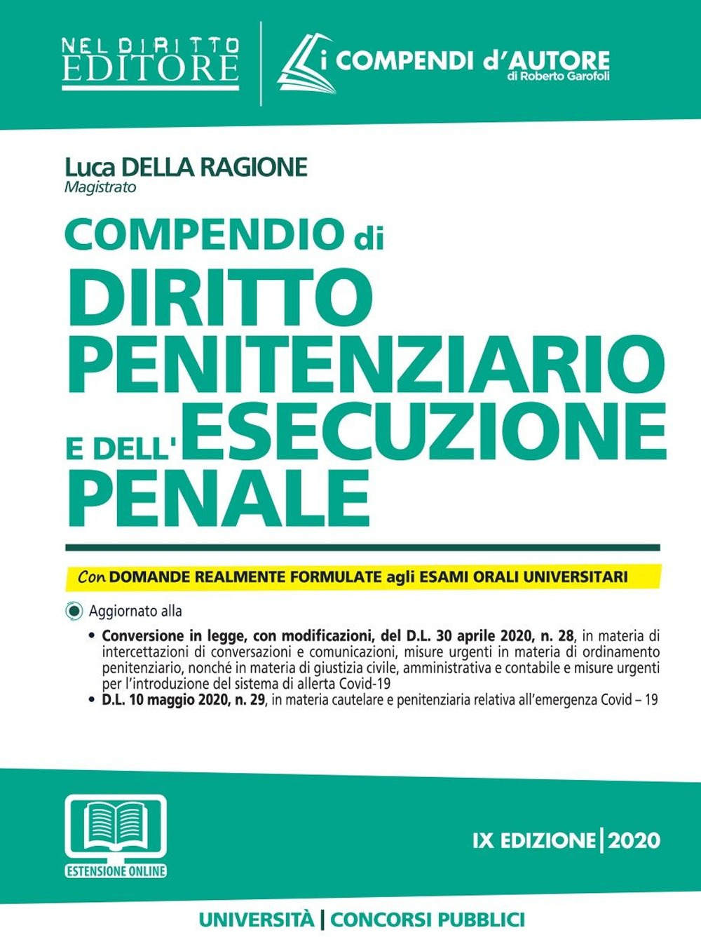 Compendio di diritto penitenziario e dell'esecuzione penale