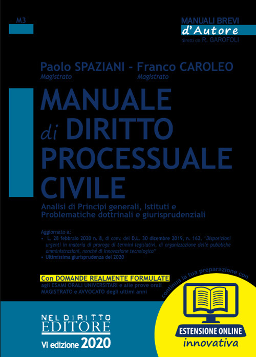 Manuale di diritto processuale civile. Con espansione online