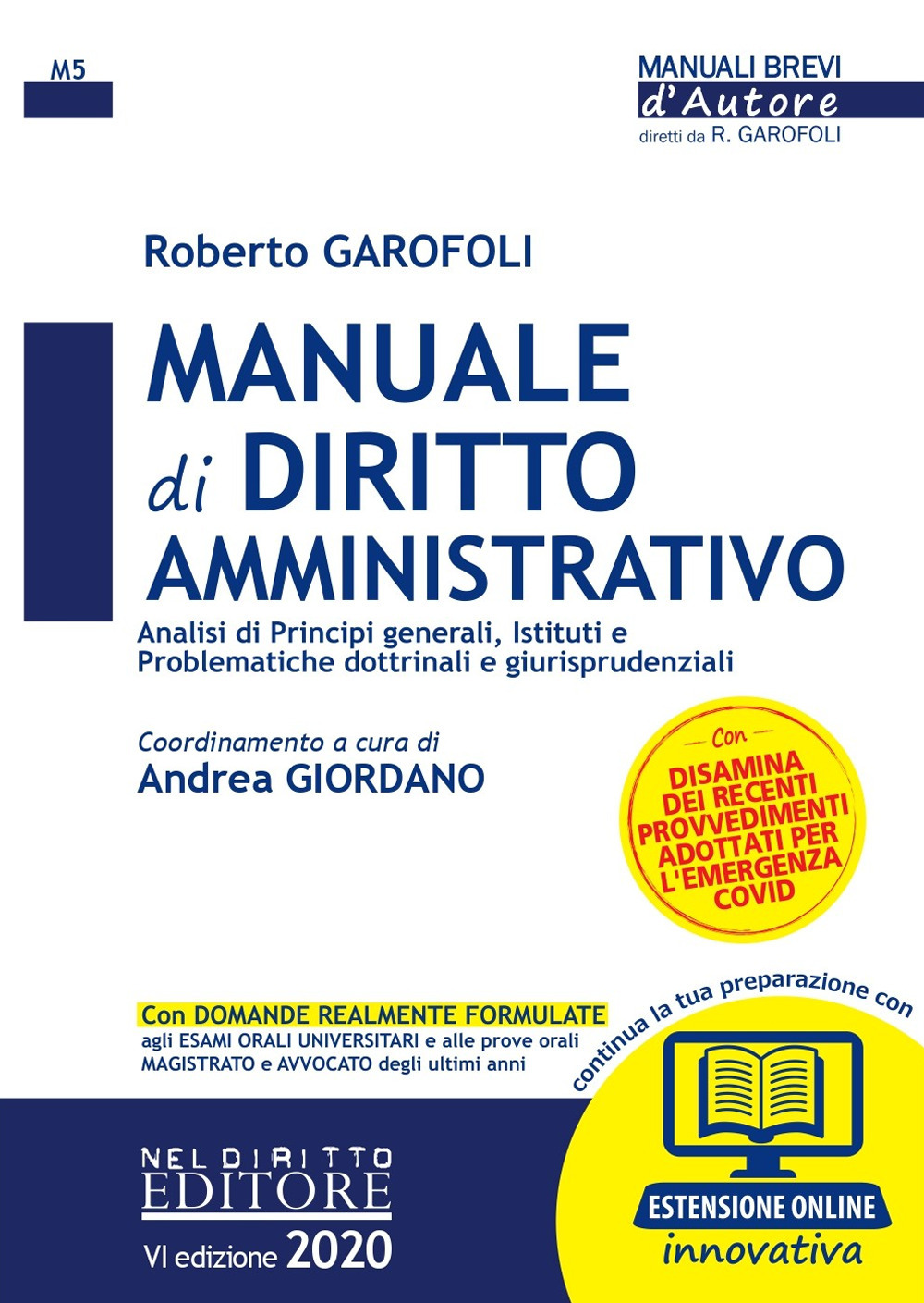 Manuale di diritto amministrativo