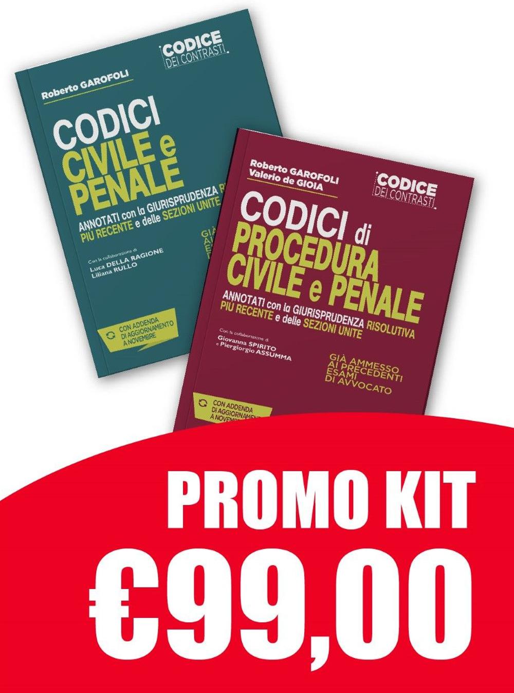 Kit Codici Esame Avvocato 2020: Codice civile e penale-Codice procedura civile e procedura penale annotati con la giurisprudenza