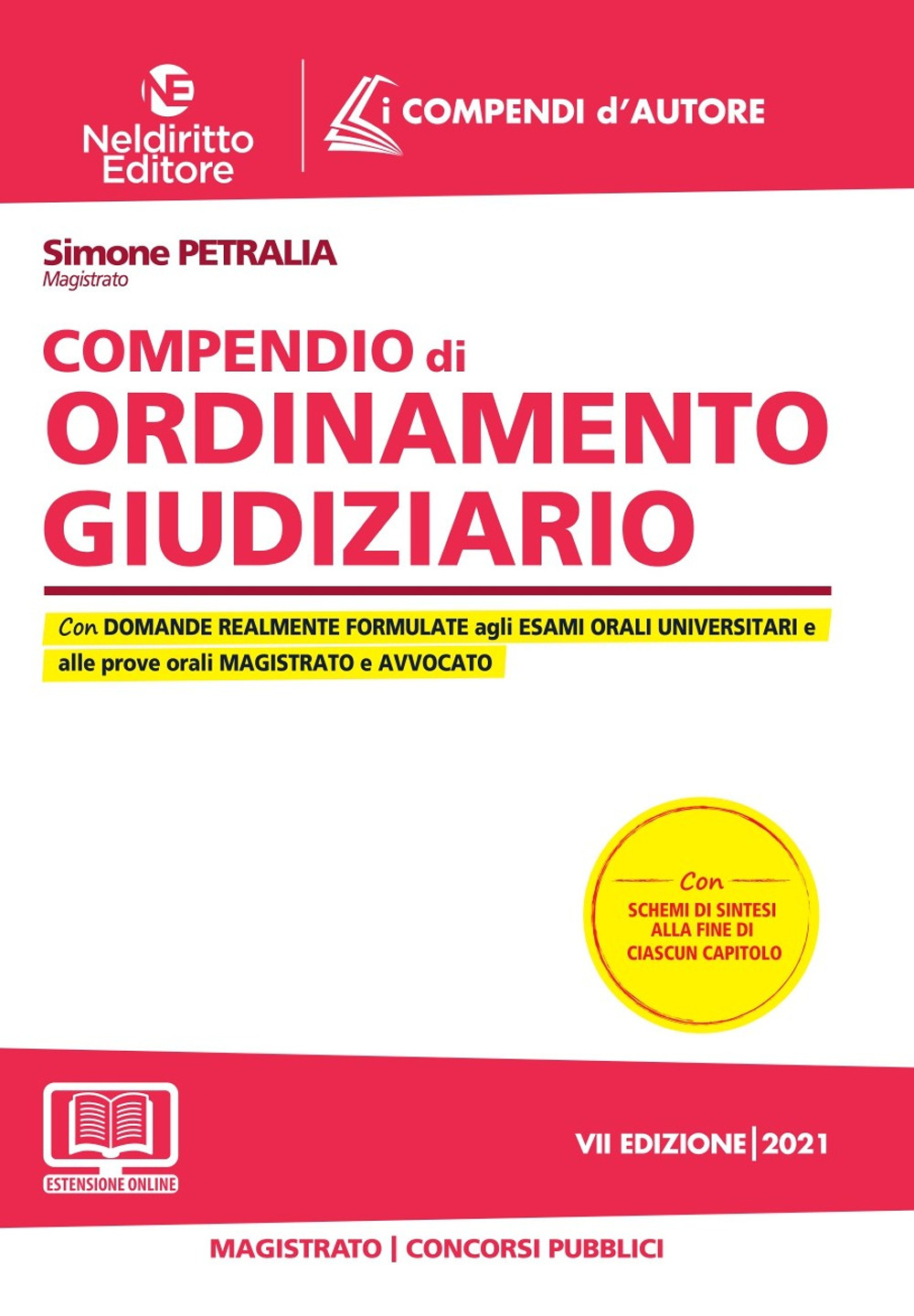 Compendio di ordinamento giudiziario. Nuova ediz. Con Contenuto digitale per accesso online