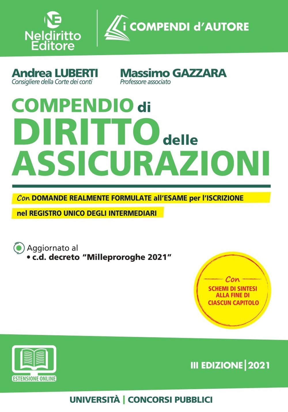 Compendio di diritto delle assicurazioni. Con espansione online