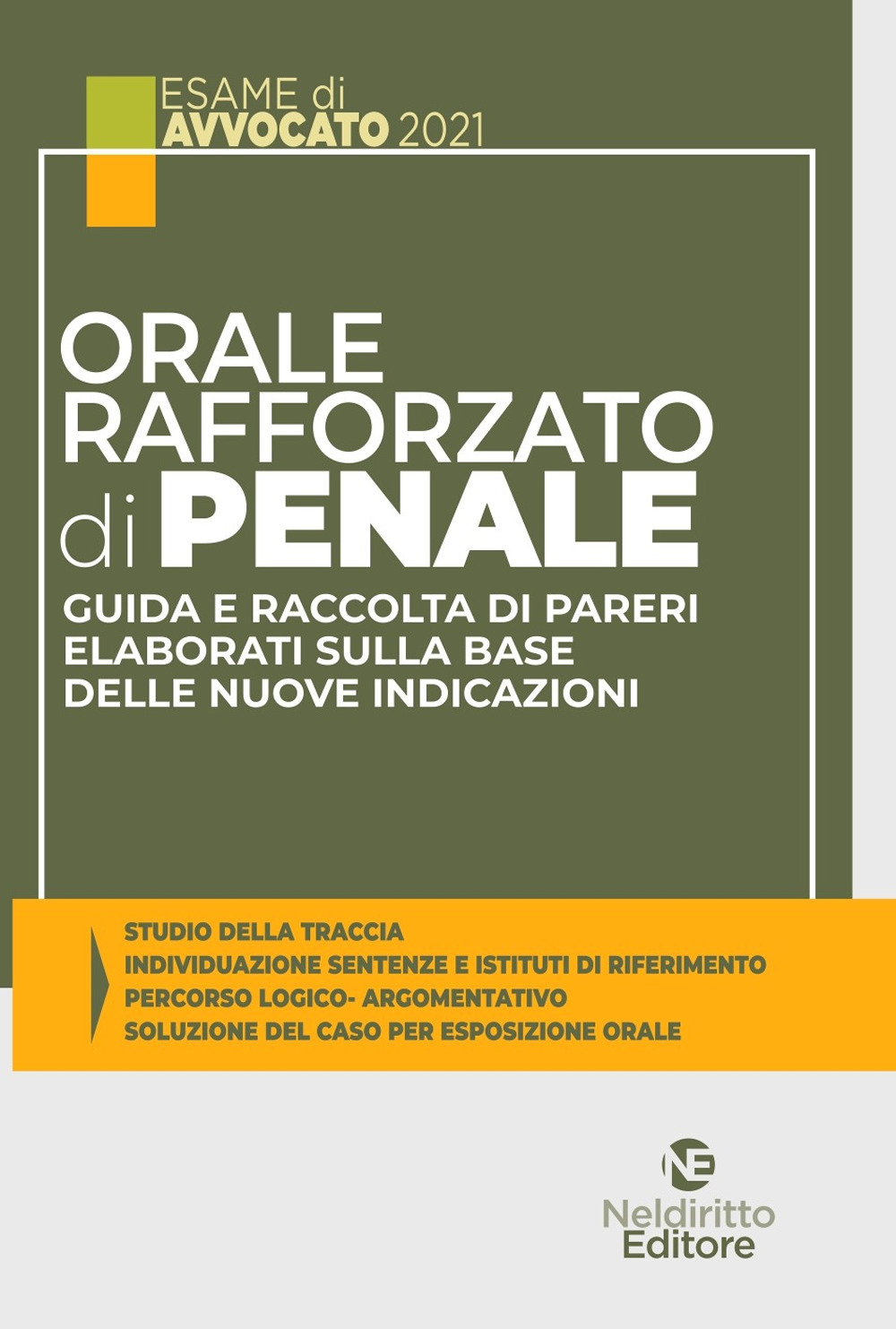 Orale rafforzato di penale. Guida e raccolta di pareri elaborati sulla base delle nuove indicazioni. Nuova ediz.