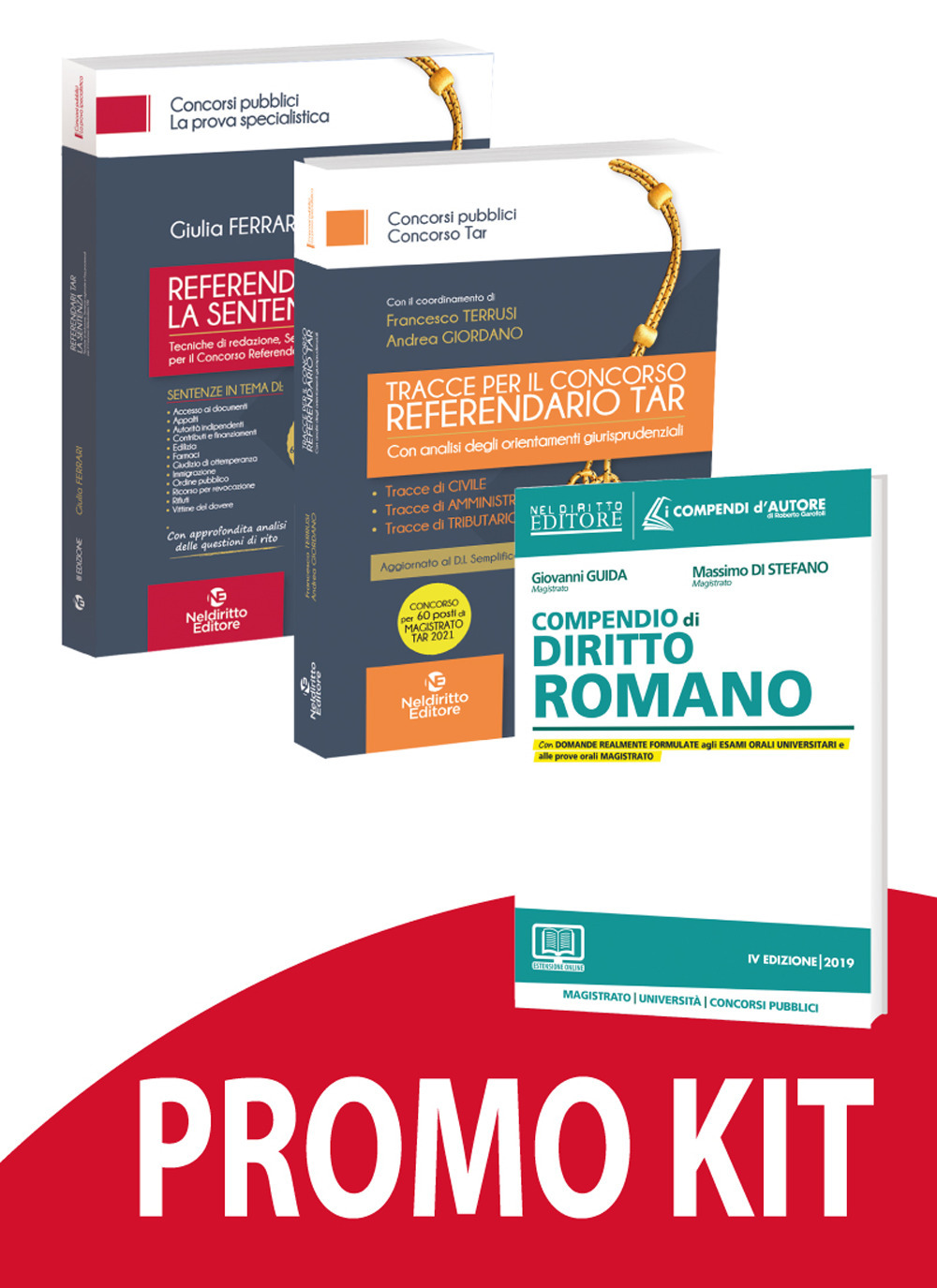 Kit completo per la preparazione di 60 referendari TAR