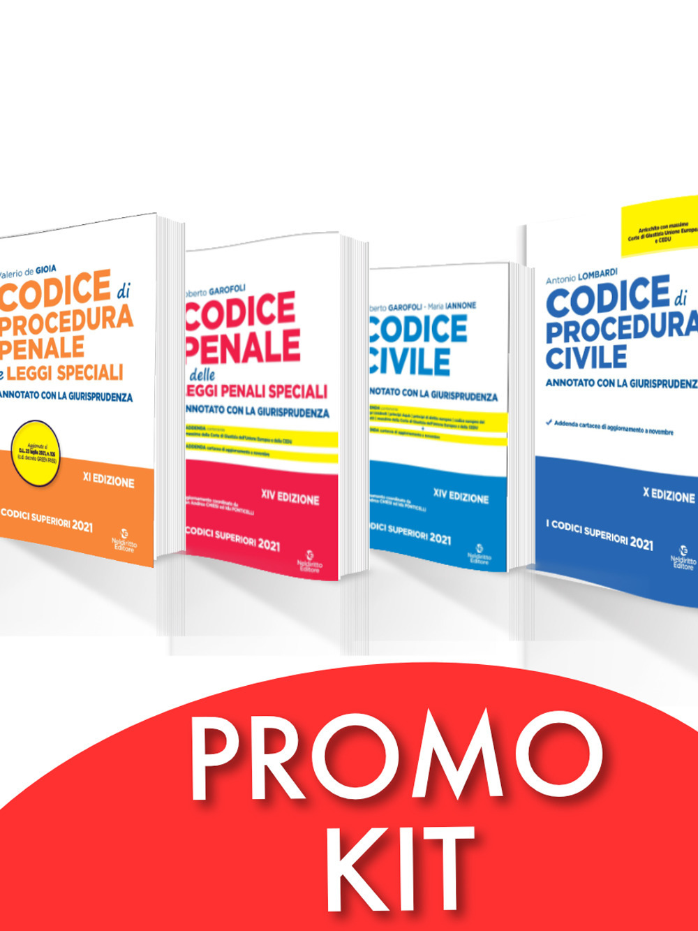 Kit Codici Esame Avvocato 2021: Codice civile-Codice penale e delle leggi penali speciali-Codice di procedura civile-Codice di procedura penale e leggi speciali. Annotati con la giurisprudenza