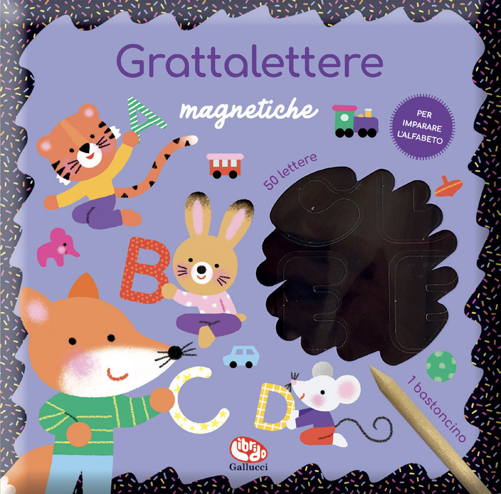 Grattalettere magnetiche. Ediz. a colori