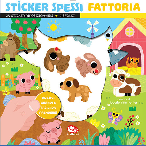 Fattoria. Sticker spessi. Con 25 stickers