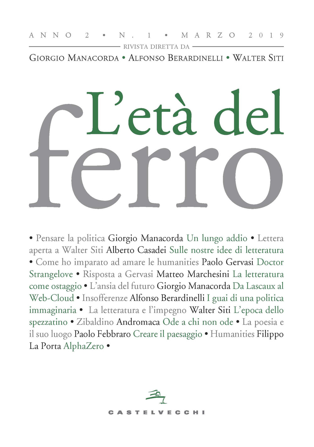 L'età del ferro (2019). Vol. 1