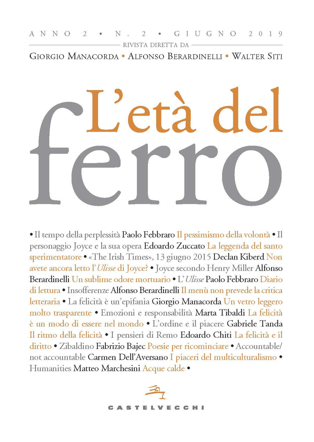 L'età del ferro (2019). Vol. 2