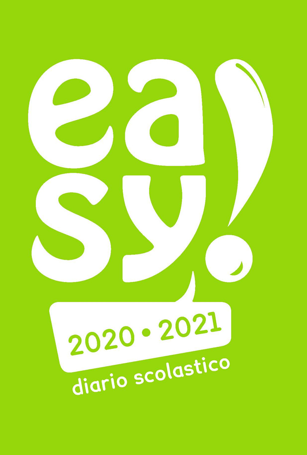 Easy! Diario scolastico 2020-2021. Copertina lime - Libro - Fabbrica dei Segni