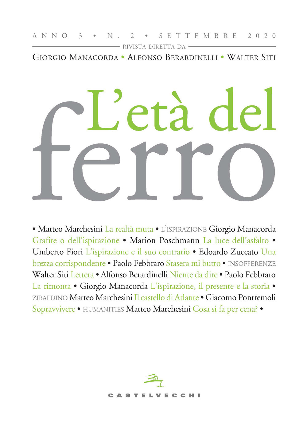 L'età del ferro (2020). Vol. 2