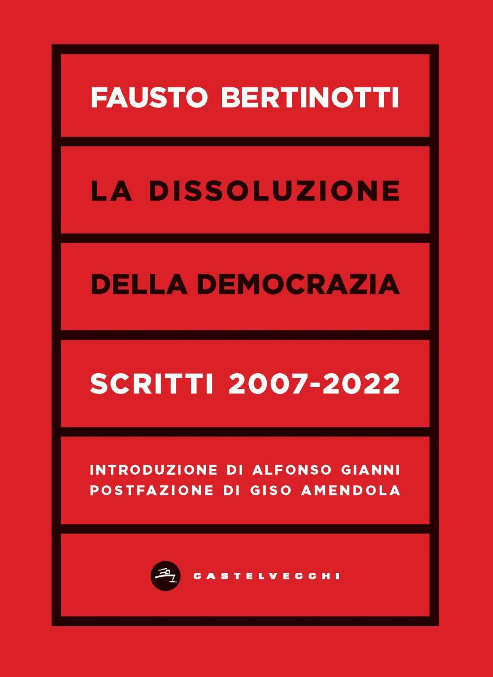 La dissoluzione della democrazia. Scritti 2007-2022