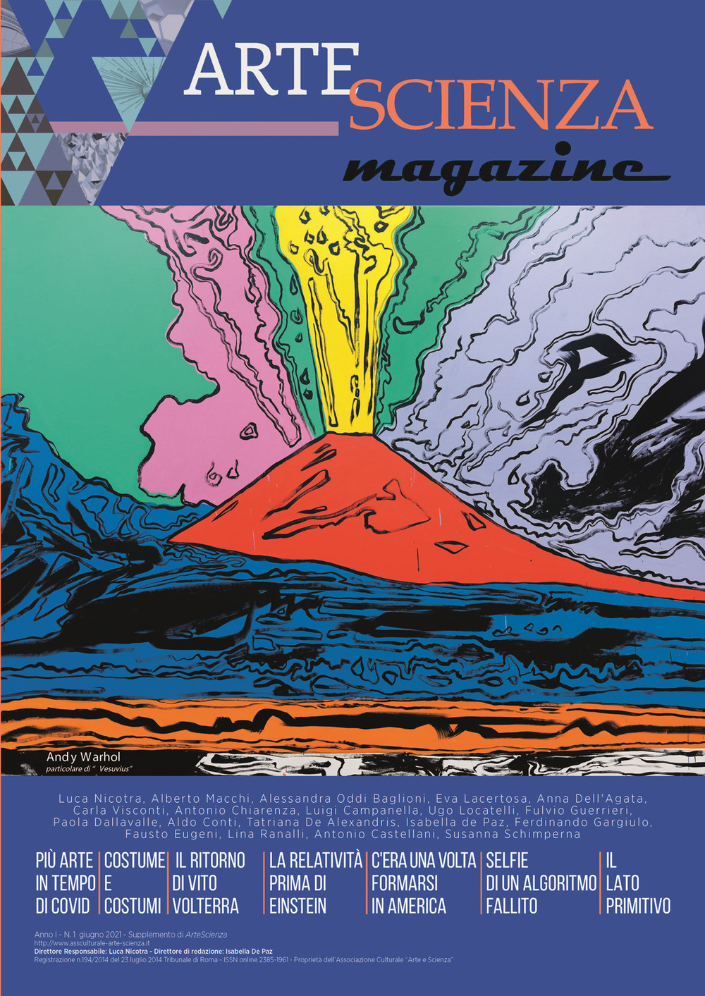 ArteScienza. Rivista semestrale di nuova cultura. Ediz. italiana e inglese. Vol. 1 - Libro - Universitalia