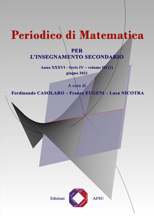 Periodico di matematica. Per l'insegnamento secondario (2021). Ediz. per la scuola. Vol. 3/1