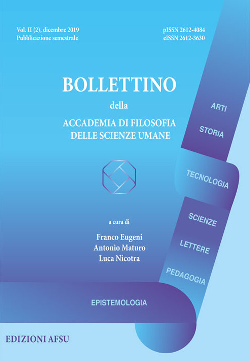 Bollettino della Accademia di filosofia delle scienze umane (2019). Ediz. per la scuola. Vol. 2/2