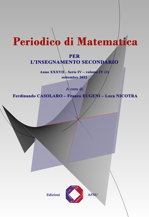 Periodico di matematica. Per l'insegnamento secondario (2022). Ediz. per la scuola. Vol. 4/3