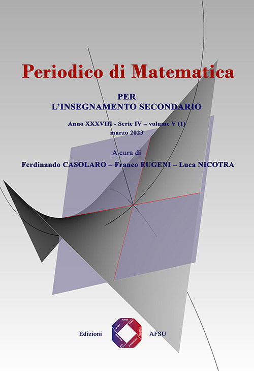 Periodico di matematica. Per l'insegnamento secondario (2023). Vol. 5/1