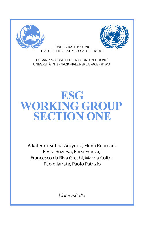 Esg working group section one