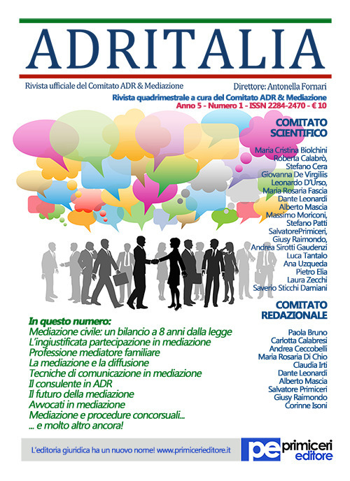 ADR Italia (2018). Vol. 1