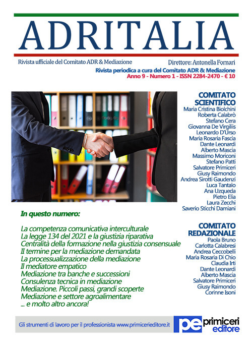 ADR Italia (2022). Vol. 1