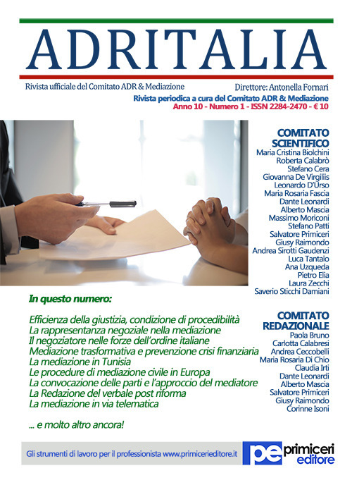 ADR Italia (2023). Vol. 1