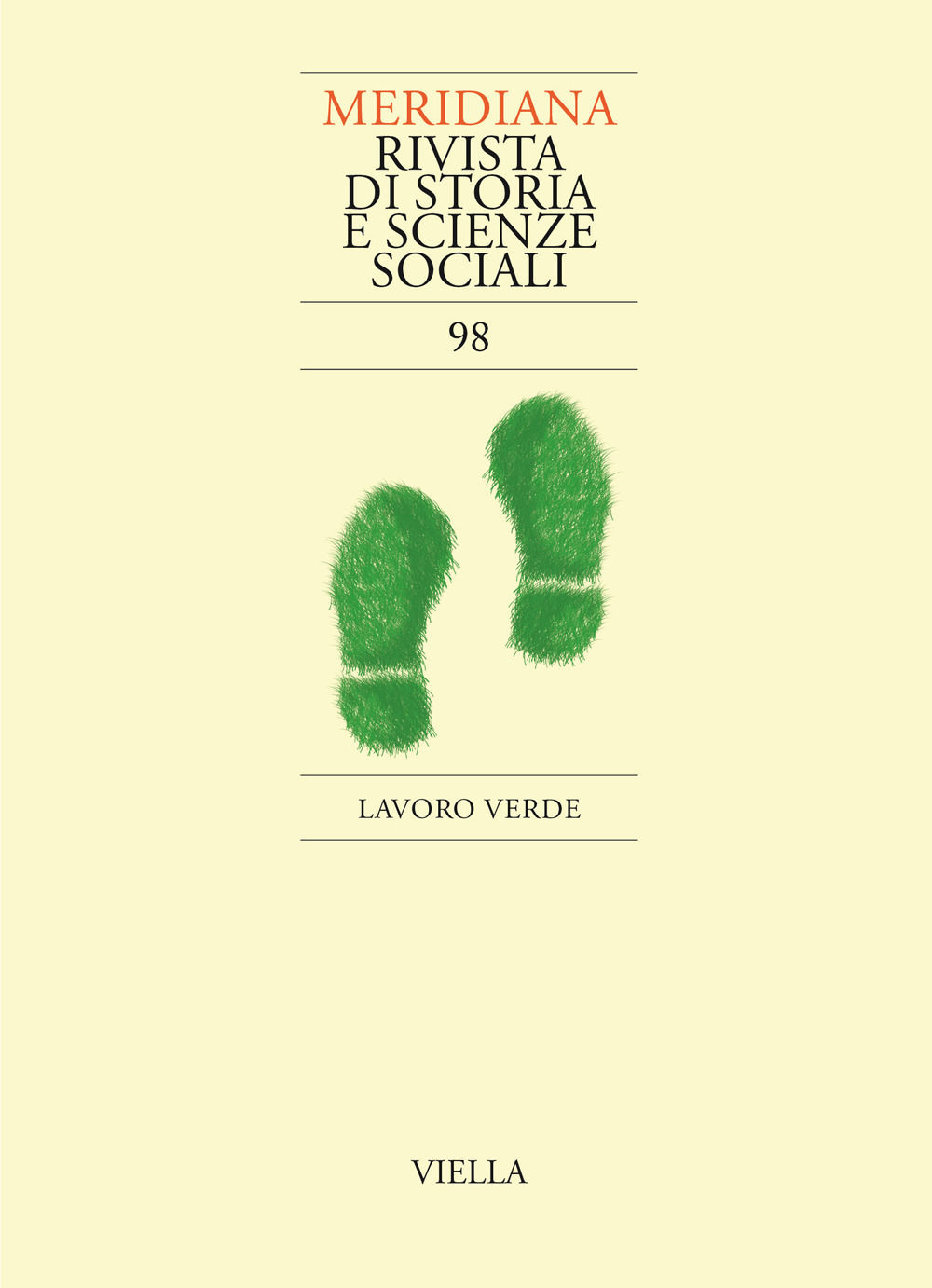 Meridiana (2020). Vol. 98: Lavoro verde