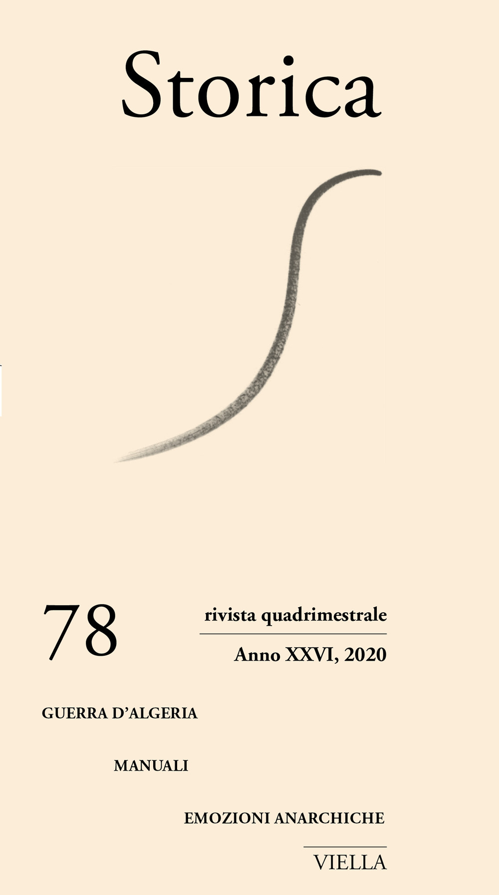 Storica (2020). Vol. 78