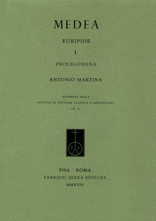 Medea. Vol. 1: Prolegomena