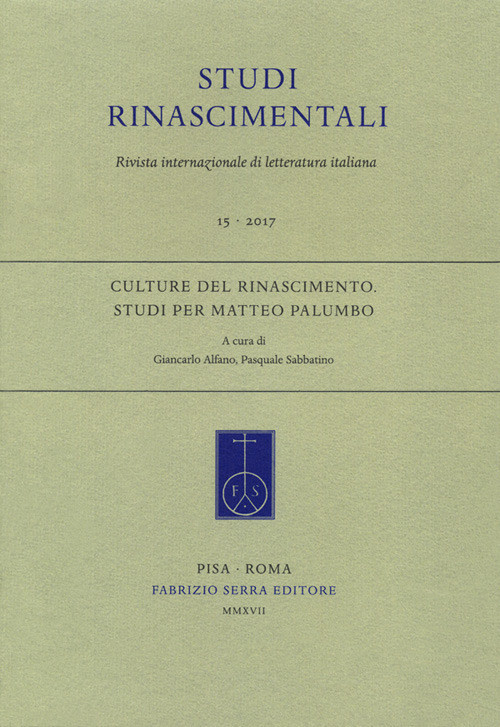Culture del Rinascimento. Studi per Matteo Palumbo