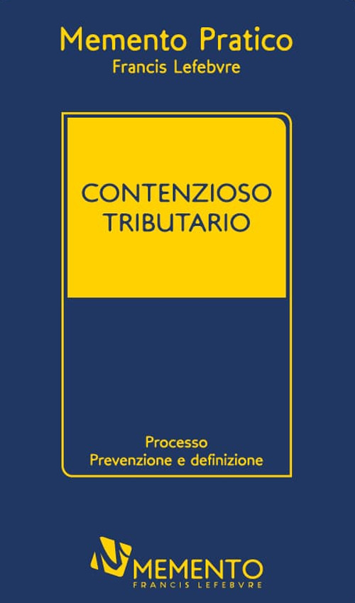 Memento contenzioso tributario 2018