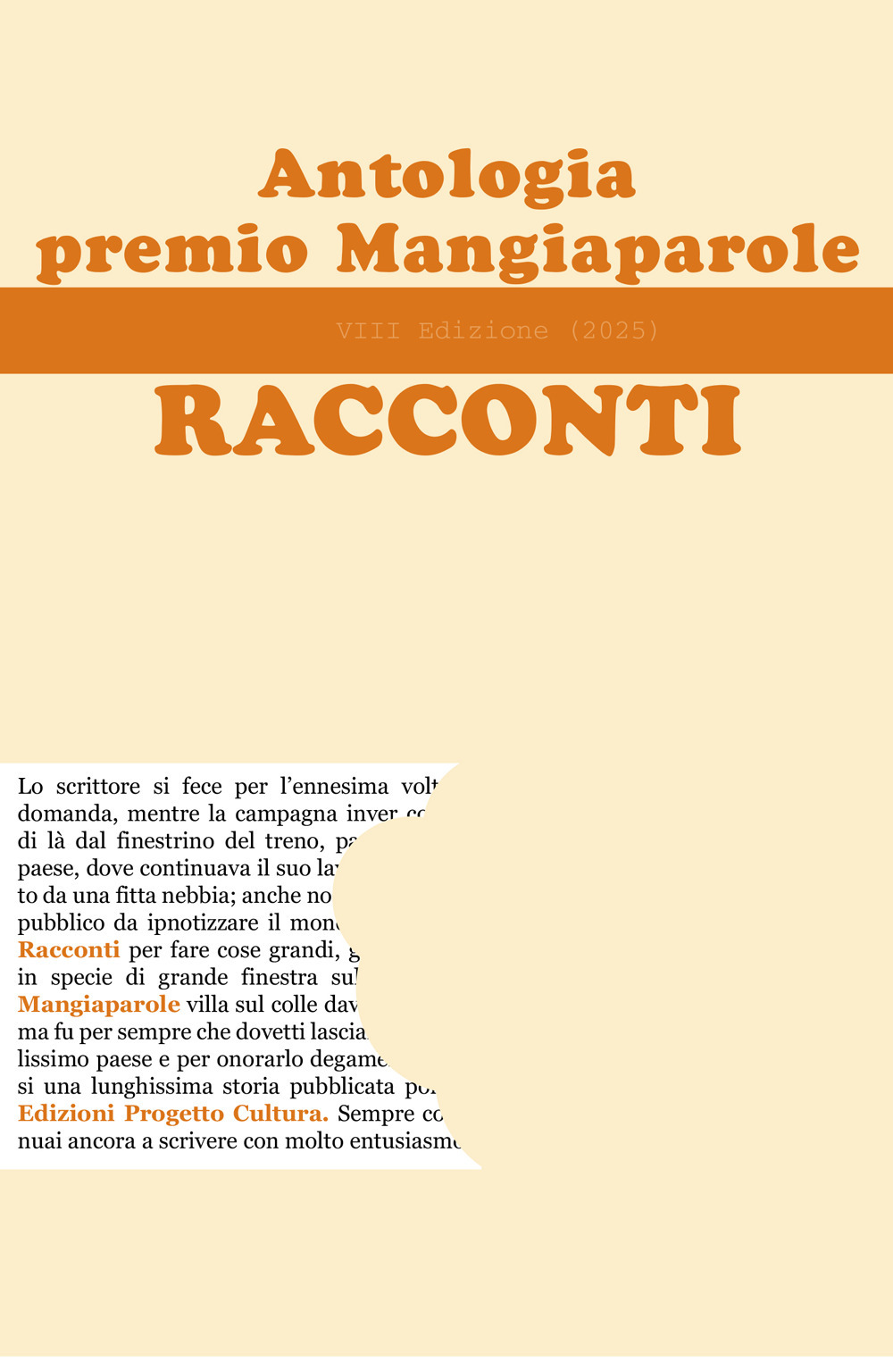 Antologia Premio Mangiaparole 2025. Racconti