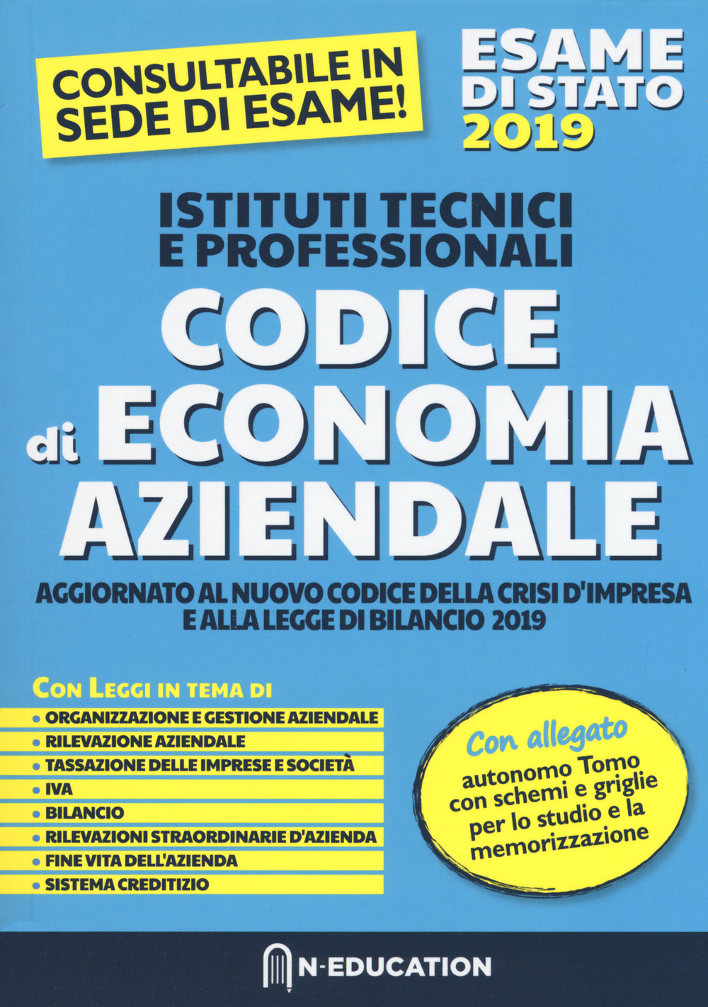 Codice di economia aziendale. Aggiornato al nuovo codice della crisi d'impresa e alla legge di bilancio 2019. Esame di Stato 2019. Per gli Ist. tecnici e professionali. Con Libro in brossura: Schemi e griglie di economia aziendale