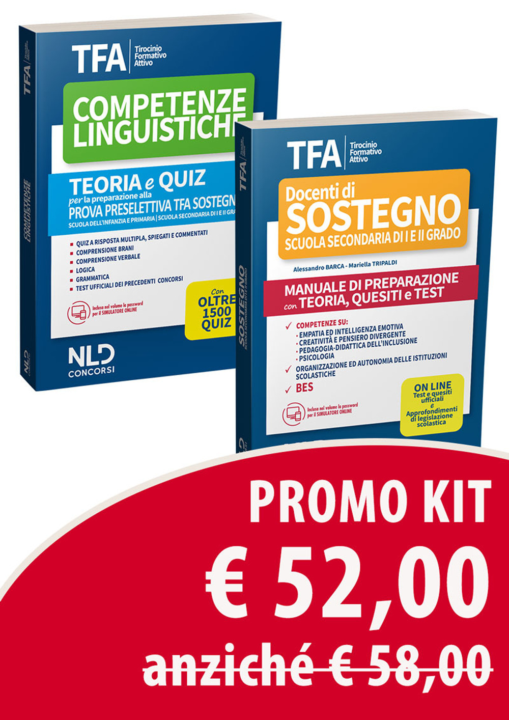 Kit TFA. Docenti di sostegno scuola secondaria di I e II grado-TFA. Competenze linguistiche