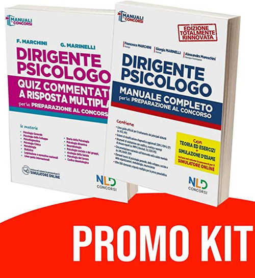 Kit concorso dirigente psicologo: Manuale + Quiz completo per la preparazione al concorso