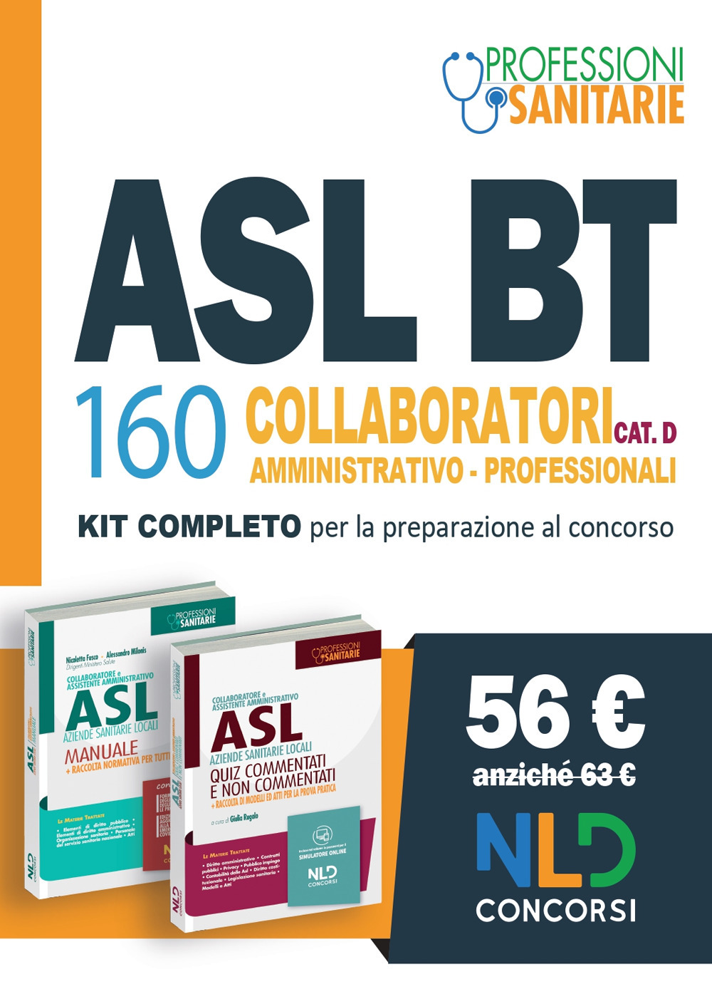 Concorso ASL Puglia: Manuale + Quiz 160 posti di collaboratore amministrativo ASL Puglia