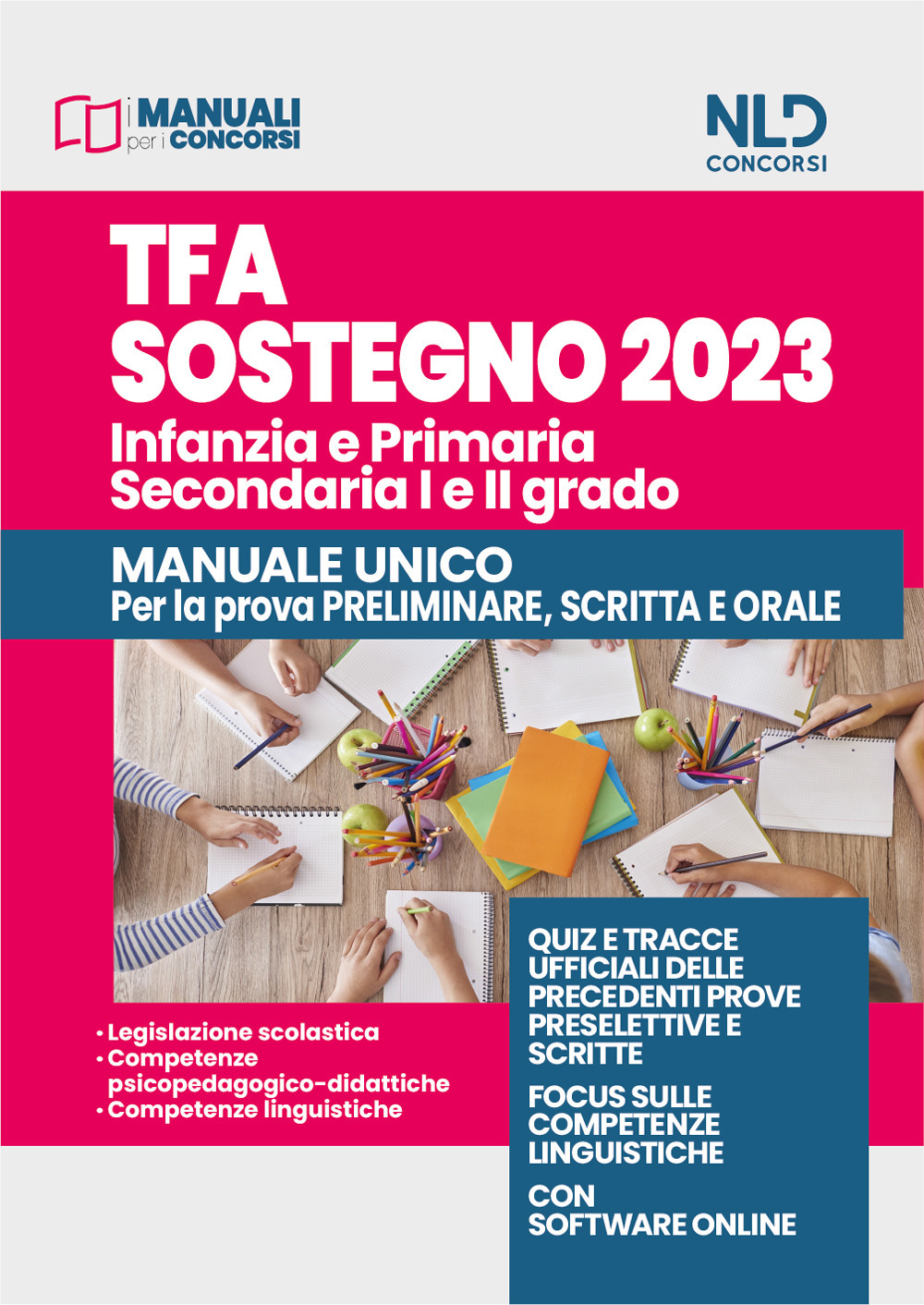 TFA sostegno 2023. Infanzia, Primaria e Secondaria (I e II grado). Prova scritta e orale. Nuova ediz. Con software di simulazione