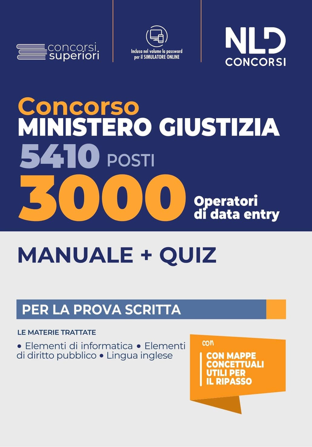 3000 posti data entry. Concorso 5410 Ministero Giustizia 2022. Con software di simulazione