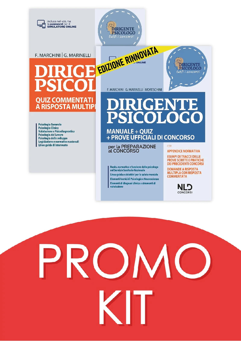 Kit Dirigente psicologo. Manuale + quiz per la preparazione al concorso 2022-Quiz commentati a risposta multipla. Nuova ediz. Con espansione online