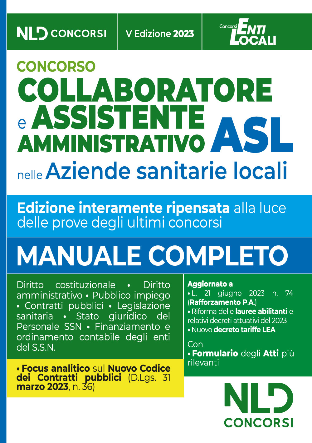 Collaboratore e assistente amministrativo Asl. Quiz Completo