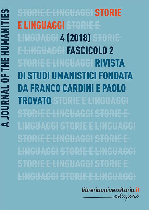 Storie e linguaggi. Rivista di studi umanistici (2018). Vol. 2
