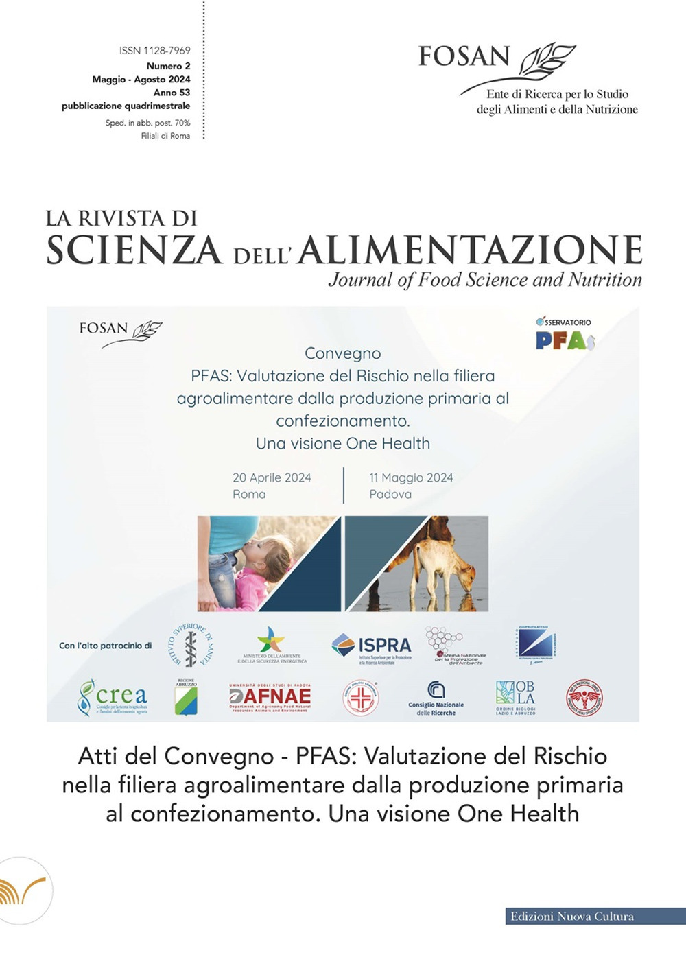 La rivista di scienza dell'alimentazione (2024). Vol. 2