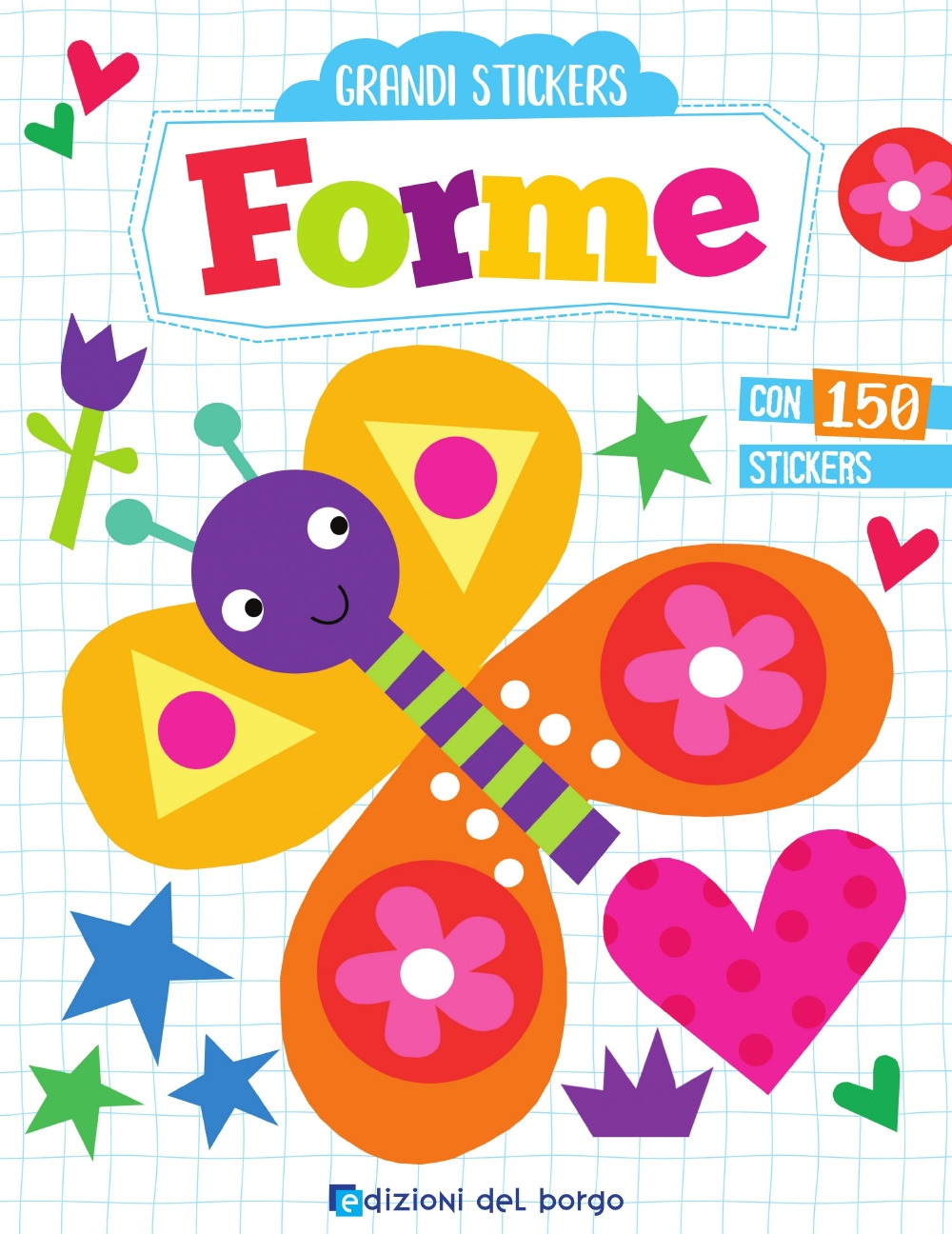 Forme. Grandi stickers. Con adesivi