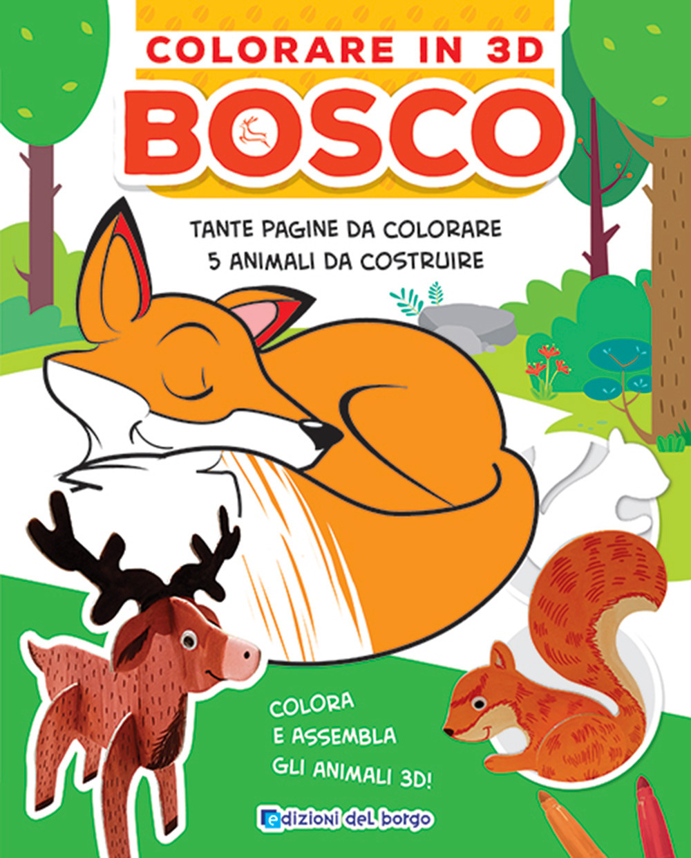 Bosco. Colorare in 3D. Ediz. a colori